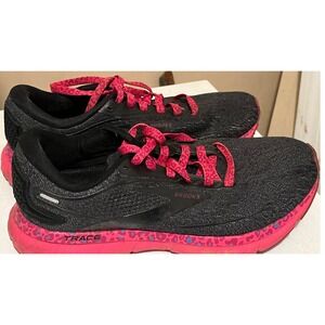 Brooks Trace‎ Women's Running Shoes Athletic Sneakers Black Pink Leopard Size 7
